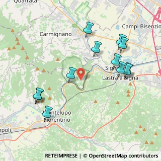 Mappa Via Pineta, 59015 Carmignano PO, Italia (4.54)