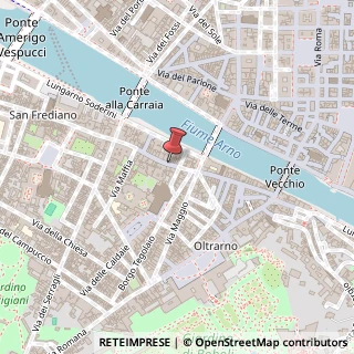Mappa Via Santo Spirito, 16r, 50125 Firenze, Firenze (Toscana)