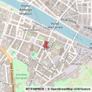 Mappa Via dei Serragli, 17, 50124 Firenze, Firenze (Toscana)