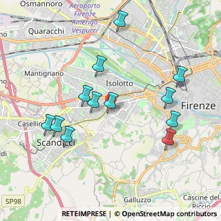 Mappa Via Agostino di Duccio, 50143 Firenze FI, Italia (2.0525)