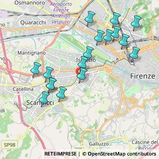 Mappa Via Agostino di Duccio, 50143 Firenze FI, Italia (2.21529)