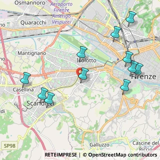 Mappa Via Agostino di Duccio, 50143 Firenze FI, Italia (2.45182)