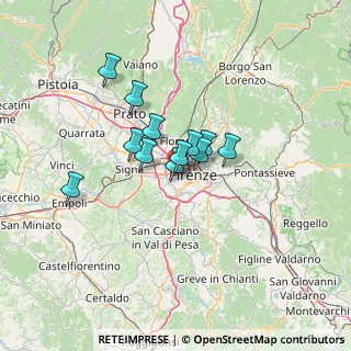 Mappa Via Agostino di Duccio, 50143 Firenze FI, Italia (9.06083)