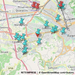 Mappa Via Federico Zuccari, 50143 Firenze FI, Italia (2.51053)