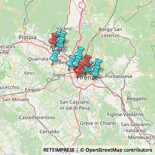 Mappa Via Federico Zuccari, 50143 Firenze FI, Italia (9.06615)