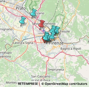 Mappa Via Federico Zuccari, 50143 Firenze FI, Italia (3.75818)