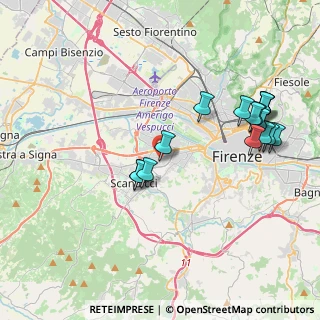 Mappa Via Federico Zuccari, 50143 Firenze FI, Italia (4.33688)
