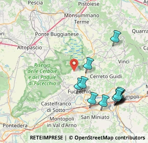 Mappa Via dei Cipressi Torre, 50054 Fucecchio FI, Italia (9.37615)