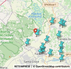 Mappa Via dei Cipressi Torre, 50054 Fucecchio FI, Italia (4.91286)