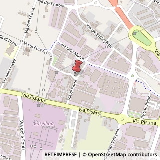 Mappa Via di Porto, 2, 50018 Scandicci, Firenze (Toscana)