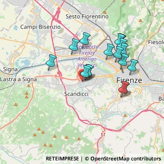 Mappa Via Giusto Dè Menabuoi, 50143 Firenze FI, Italia (3.69471)