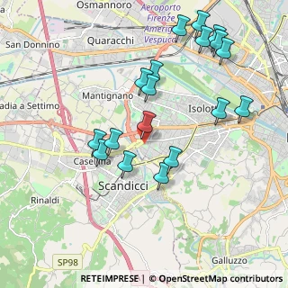 Mappa Via Giusto Dè Menabuoi, 50143 Firenze FI, Italia (2.13167)