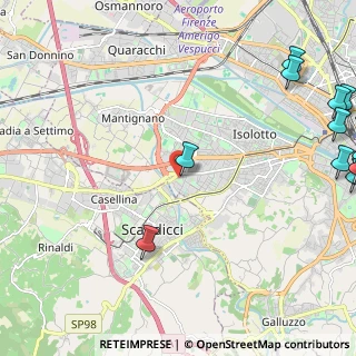 Mappa Via Giusto Dè Menabuoi, 50143 Firenze FI, Italia (4.007)