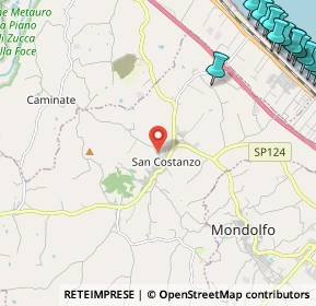 Mappa Via Romagna, 61039 San Costanzo PU, Italia (3.87929)