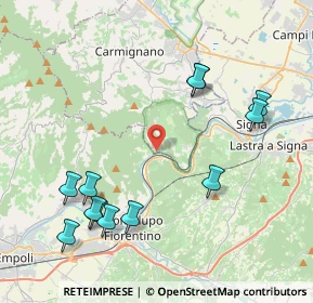 Mappa Via la Nave, 59015 Carmignano PO, Italia (4.81167)