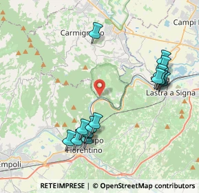 Mappa Via la Nave, 59015 Carmignano PO, Italia (4.41)