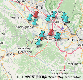 Mappa Chapelle n°13 Famille MAIOLI, 50055 Firenze FI, Italia (6.18615)