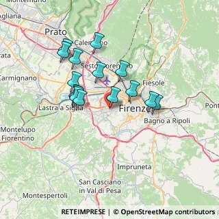 Mappa Via del Pozzino, 50143 Firenze FI, Italia (6.37533)