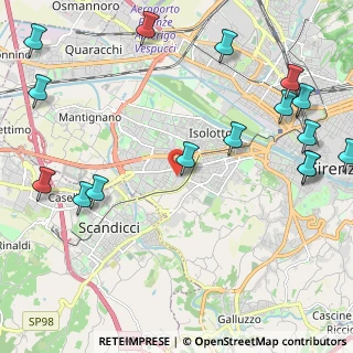 Mappa Via del Pozzino, 50143 Firenze FI, Italia (3.02)