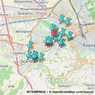 Mappa Via del Pozzino, 50143 Firenze FI, Italia (1.447)