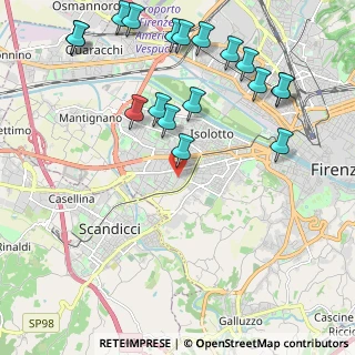 Mappa Via del Pozzino, 50143 Firenze FI, Italia (2.62222)