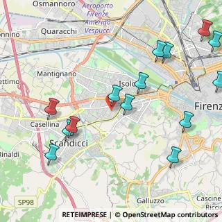 Mappa Via del Pozzino, 50143 Firenze FI, Italia (2.64643)