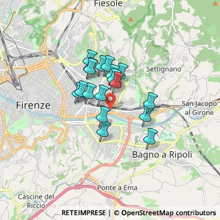 Mappa Largo Alcide de Gasperi, 50136 Firenze FI, Italia (1.25722)