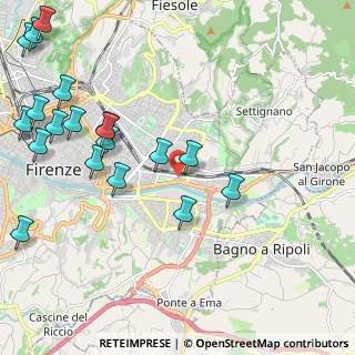Mappa Largo Alcide de Gasperi, 50136 Firenze FI, Italia (2.80421)