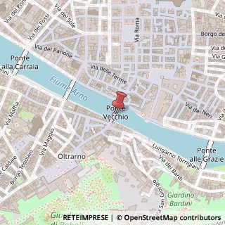 Mappa Ponte Vecchio, 29r, 50125 Firenze, Firenze (Toscana)