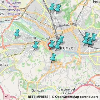 Mappa Via Luigi Pulci, 50124 Firenze FI, Italia (2.34)