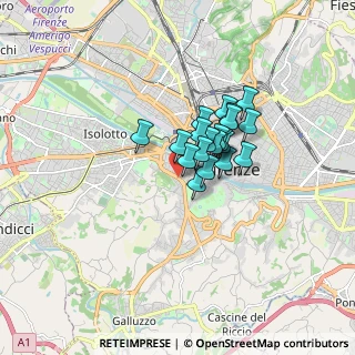 Mappa Via Luigi Pulci, 50124 Firenze FI, Italia (1.0495)