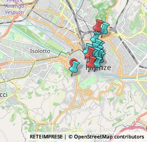 Mappa Via Luigi Pulci, 50124 Firenze FI, Italia (1.27125)