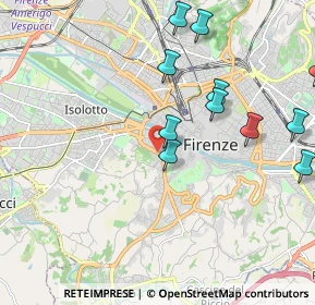 Mappa Via Luigi Pulci, 50124 Firenze FI, Italia (2.28091)
