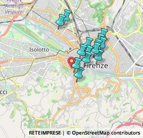 Mappa Via Luigi Pulci, 50124 Firenze FI, Italia (1.38214)