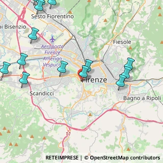 Mappa Via Luigi Pulci, 50124 Firenze FI, Italia (5.81929)