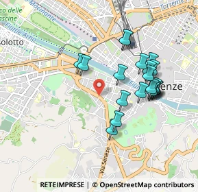Mappa Via Luigi Pulci, 50124 Firenze FI, Italia (0.8915)