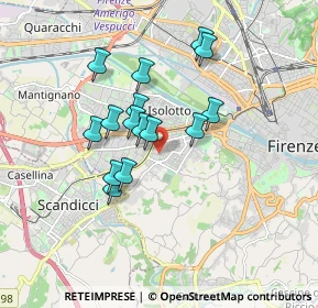 Mappa 50143 Firenze FI, Italia (1.45)