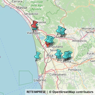 Mappa Arena Metato, 56017 San Giuliano Terme PI, Italia (12.46353)