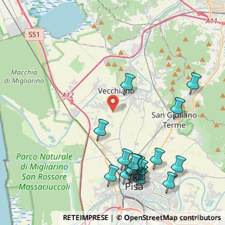 Mappa Arena Metato, 56017 San Giuliano Terme PI, Italia (5.41263)