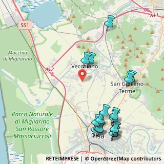 Mappa Arena Metato, 56017 San Giuliano Terme PI, Italia (5.39294)