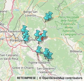 Mappa Località Pelago la Corte, 50060 Pelago FI, Italia (11.67538)