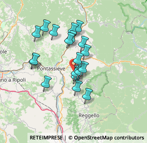 Mappa Località Pelago la Corte, 50060 Pelago FI, Italia (5.79947)