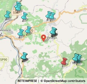 Mappa Località Pelago la Corte, 50060 Pelago FI, Italia (2.524)