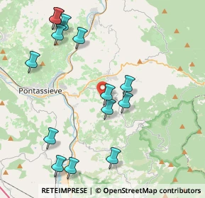 Mappa Località Pelago la Corte, 50060 Pelago FI, Italia (4.74)