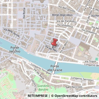 Mappa Via dei Neri, 34r, 50122 Firenze, Firenze (Toscana)