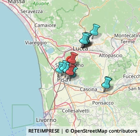 Mappa Via Giovanni Pascoli, 56017 San Giuliano Terme PI, Italia (9.46267)