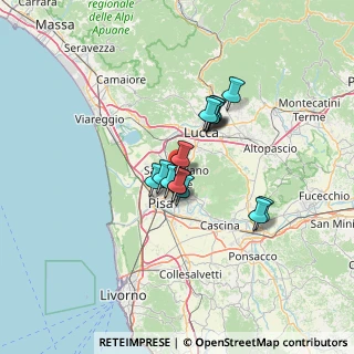 Mappa Via Giovanni Battista Niccolini, 56122 San Giuliano Terme PI, Italia (9.46267)
