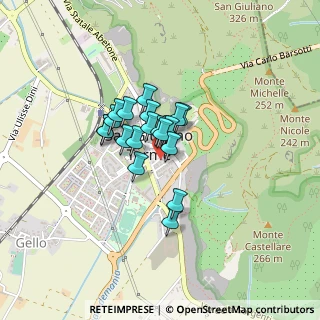 Mappa Via G. Belli San Giuliano Terme, 56017 San Giuliano Terme PI, Italia (0.2565)