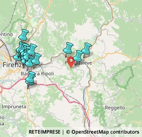 Mappa Via di Rosano, 50067 Rignano sull'Arno FI, Italia (9.595)