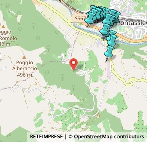 Mappa Via di Rosano, 50067 Rignano sull'Arno FI, Italia (1.3605)